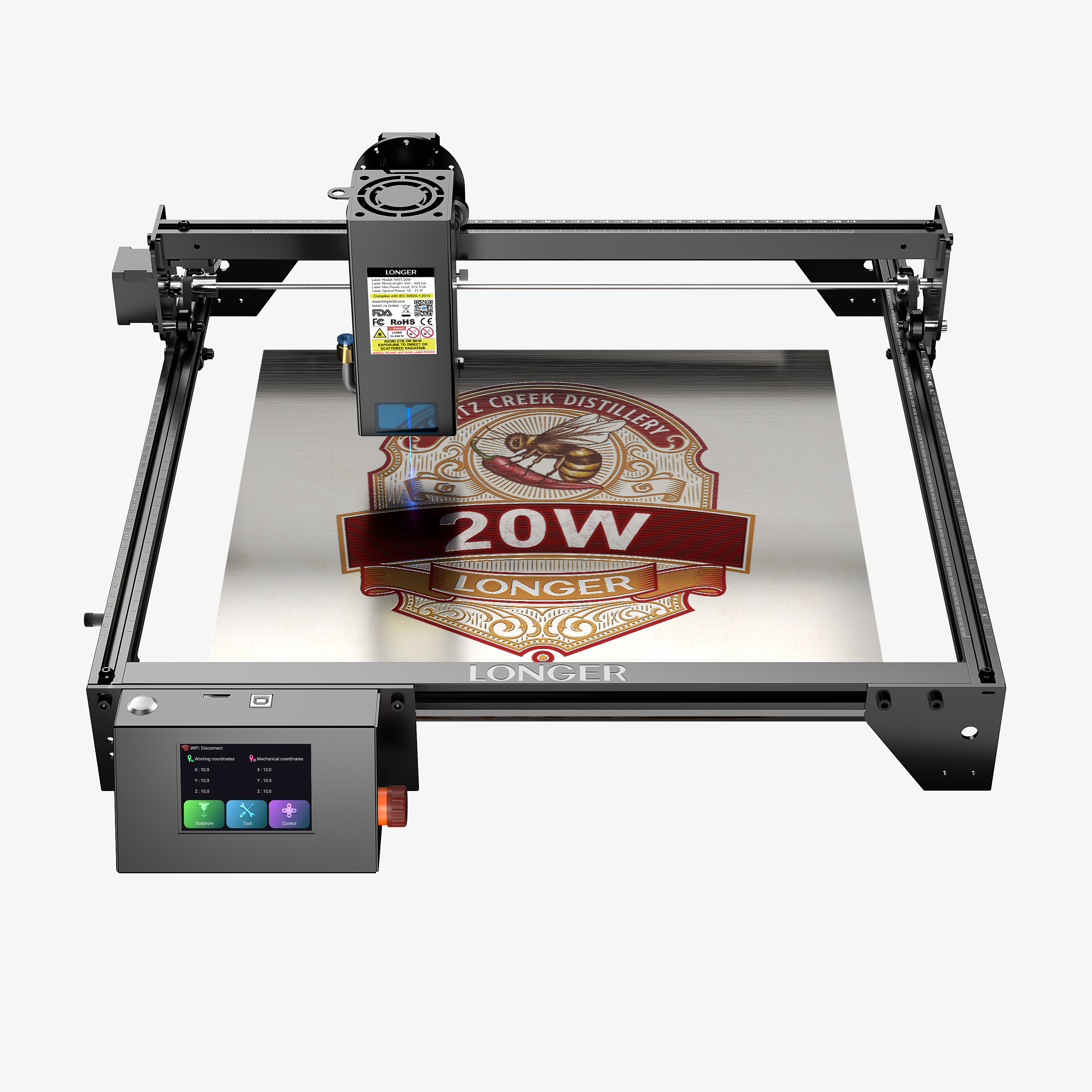 RAY5 20W Laser Engraver